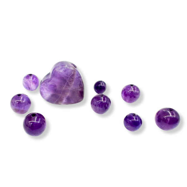 “Relax“ EM-Keramikkette mit Amethyst und Lava – Bild 5